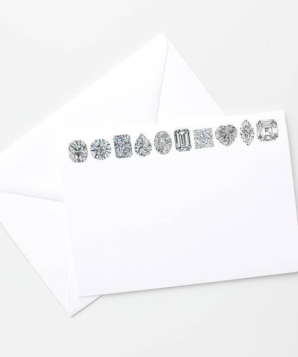 Diamond Shape Stationery