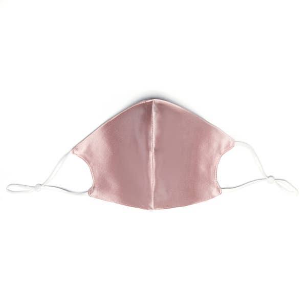 Dusty Rose Silk Mask