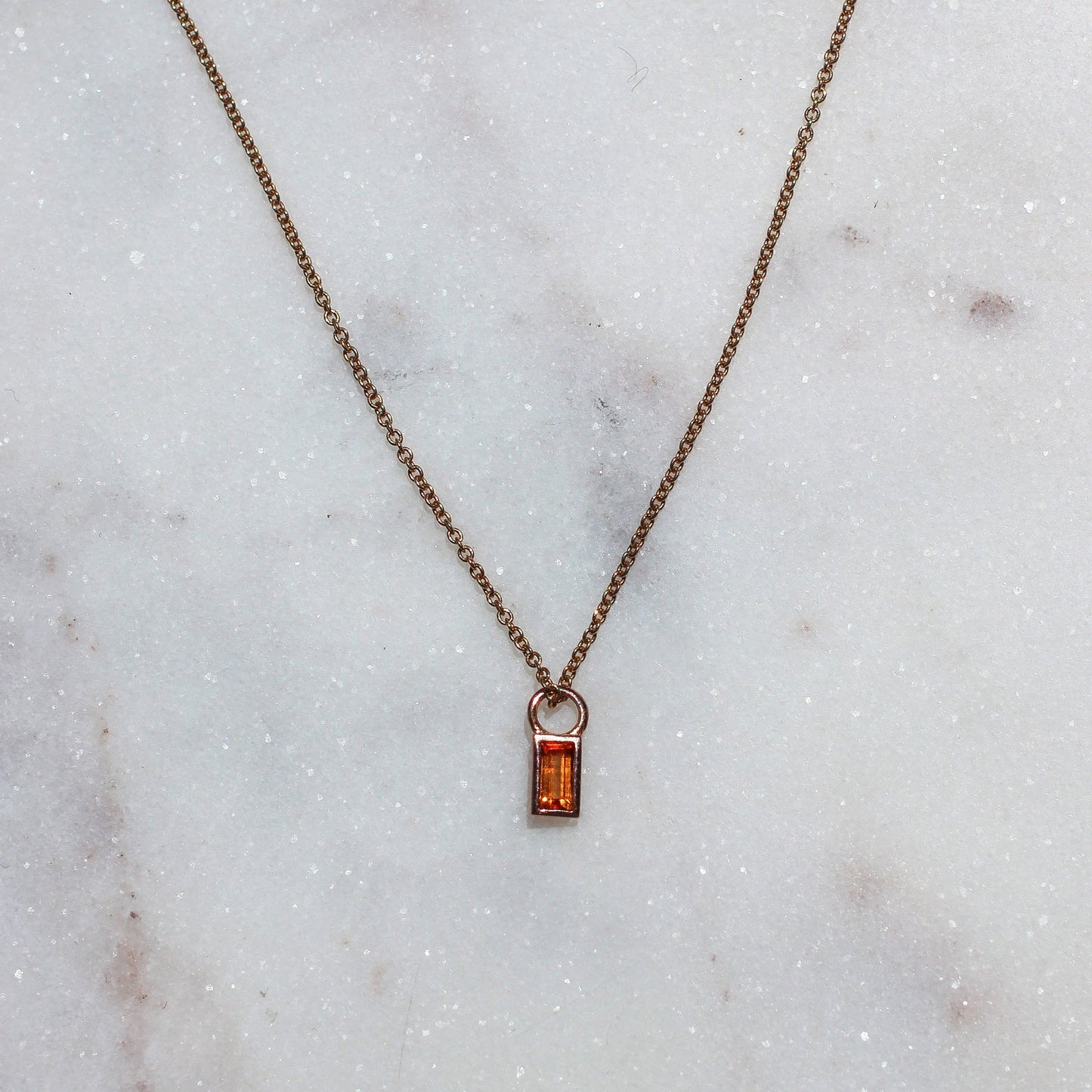 Wanderlust Charm -  Orange