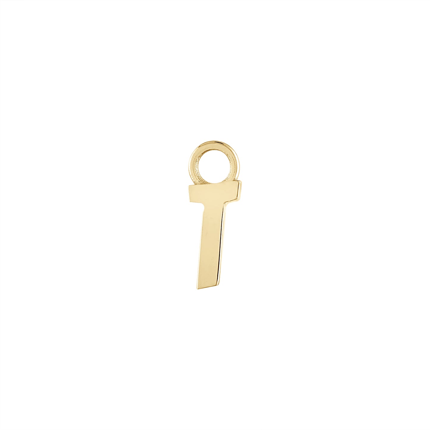 Letter T Charm