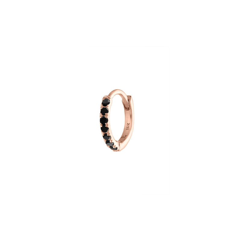 Diamond Huggie Hoop Earrings