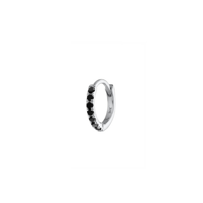 Diamond Huggie Hoop Earrings