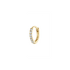 Diamond Huggie Hoop Earrings