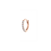 Diamond Huggie Hoop Earrings
