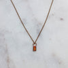 Wanderlust Charm -  Orange