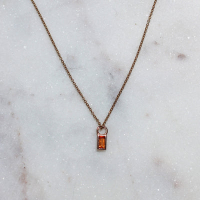 Wanderlust Charm -  Orange