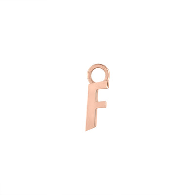 Letter F Charm