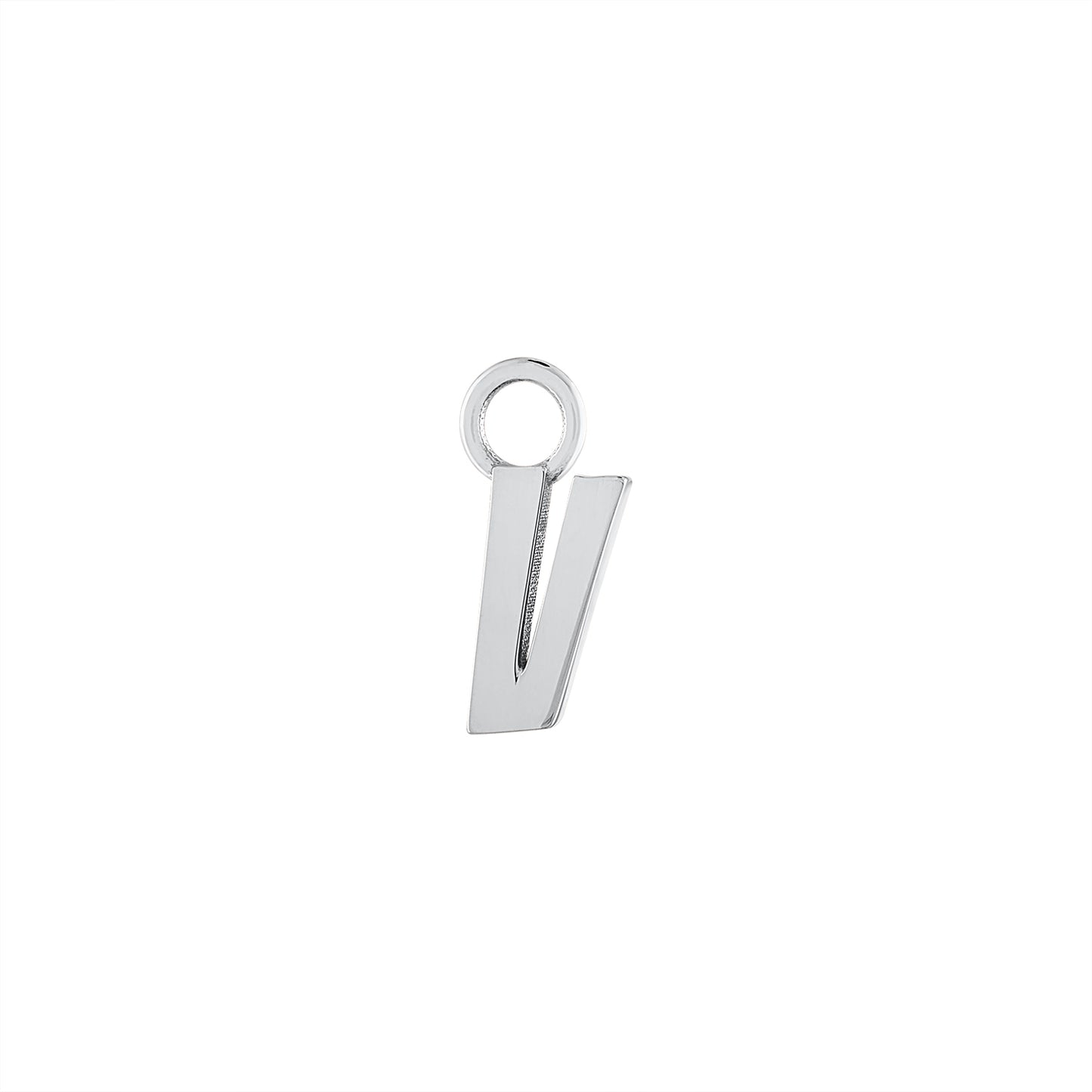 Letter V Charm