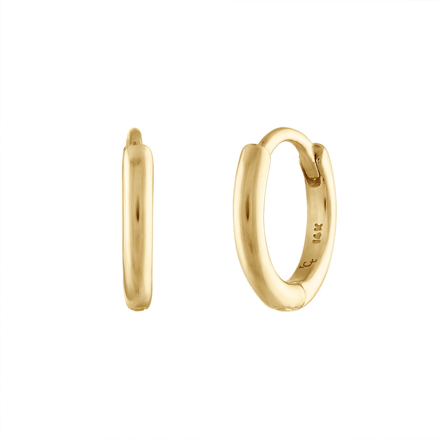 Classic Huggie Hoop Earrings