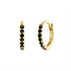 Diamond Huggie Hoop Earrings