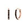 Diamond Huggie Hoop Earrings
