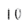 Diamond Huggie Hoop Earrings